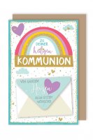 Karte: Zu deiner heiligen Kommunion mit Geldumschlag