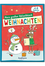 Mein großer Rätselblock: Weihnachten ab 8 Jahre