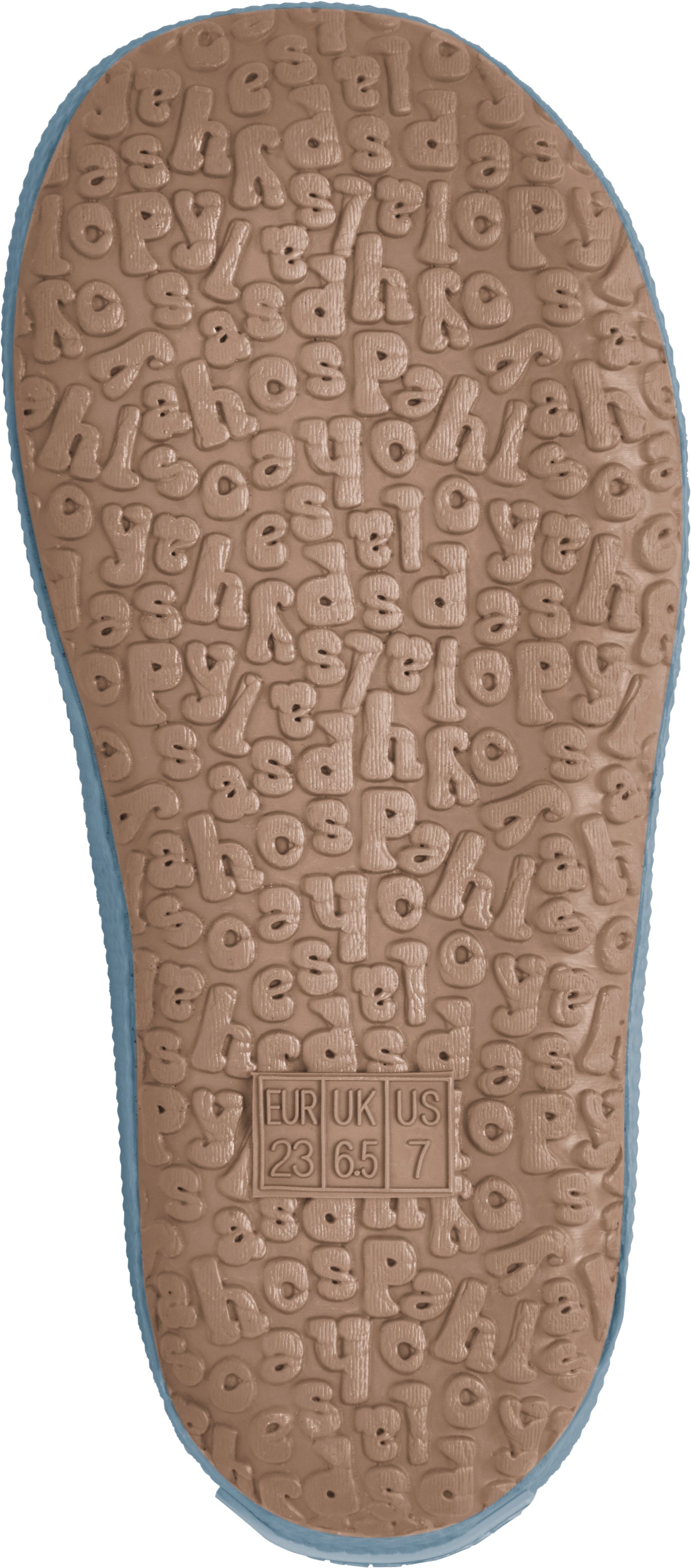Barfuß Gummistiefel: blau