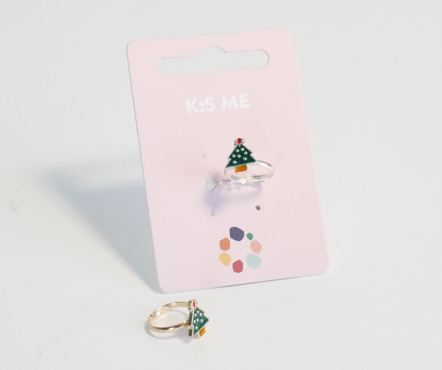 Ring: Tannenbaum,gold/silber