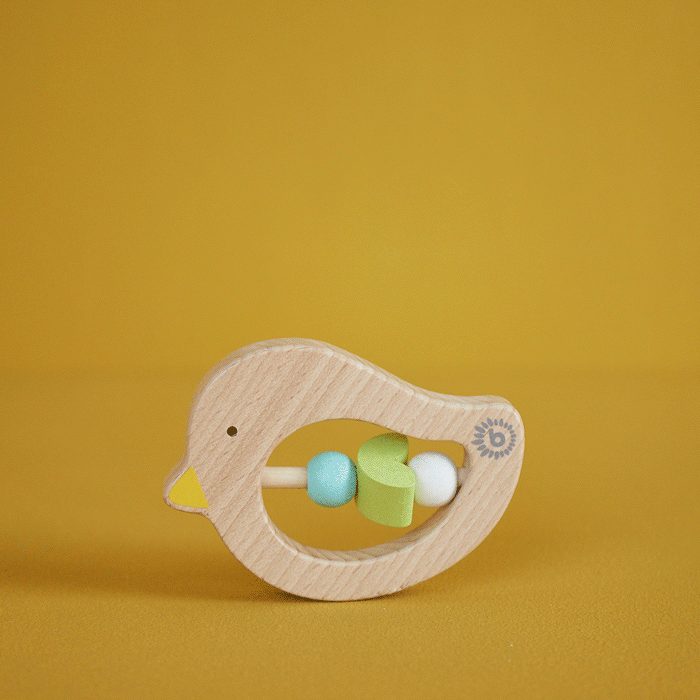 Greifring: Vogel grün