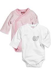 Set: 2 Wickelbodys mit Langen Armen rosa