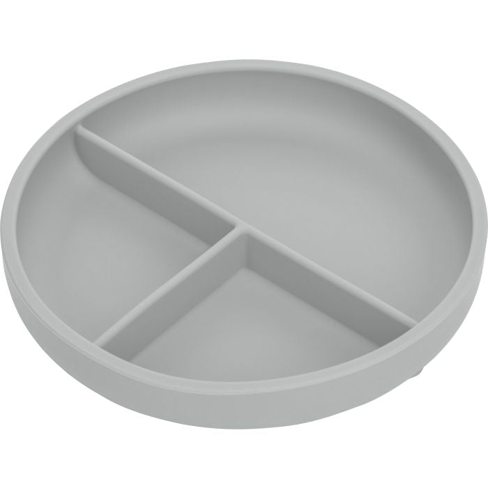 Silikon Teller grau