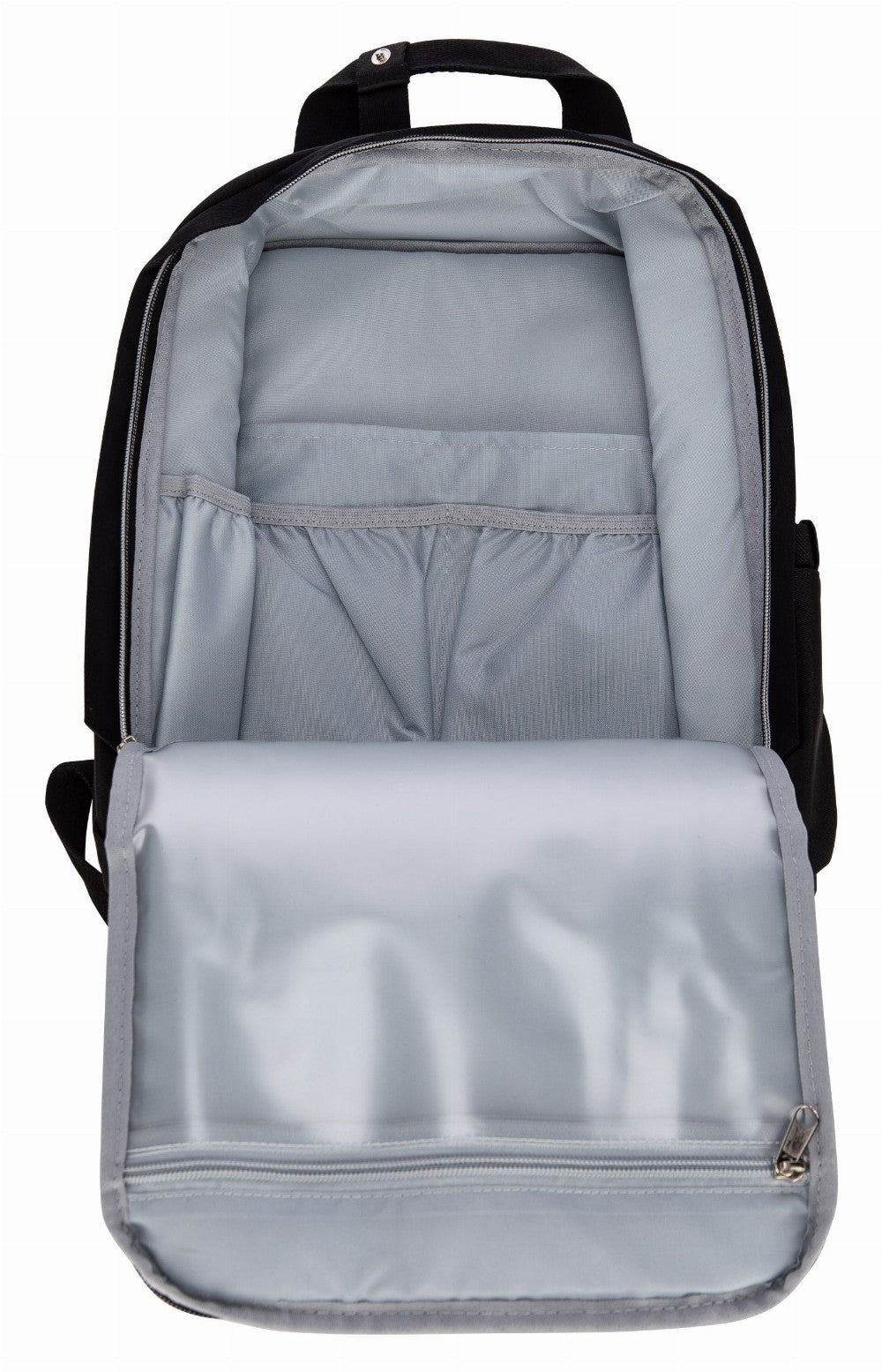 Wickeltasche klein: schwarz