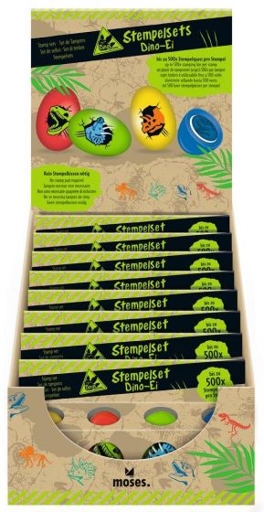Dinostempel in 4 Farben