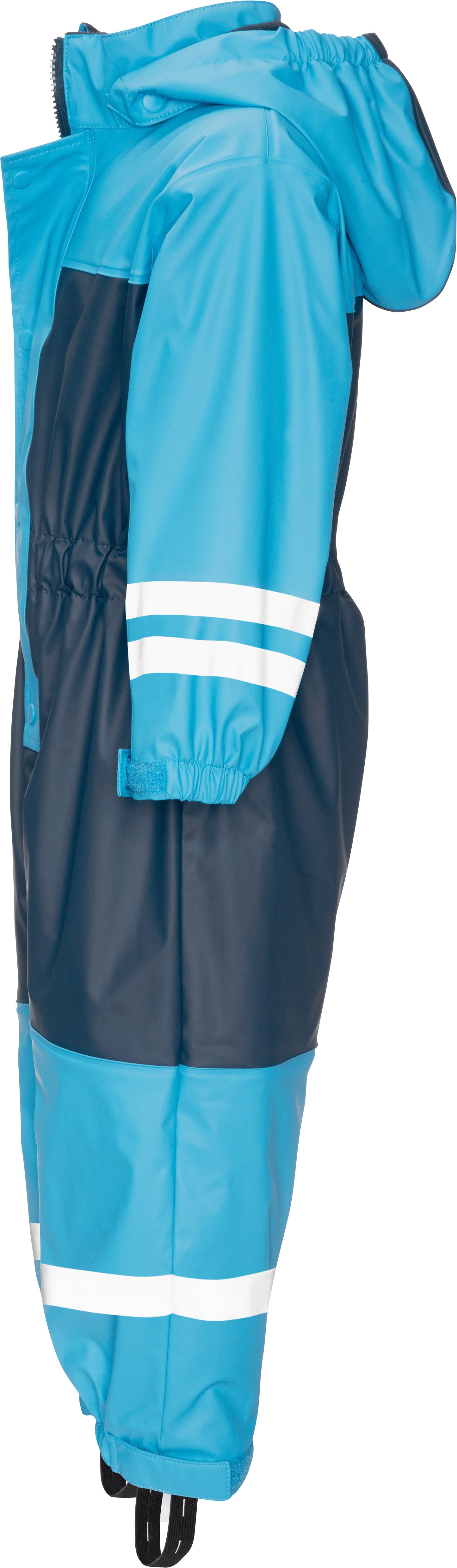 Fleece-Overall: blau