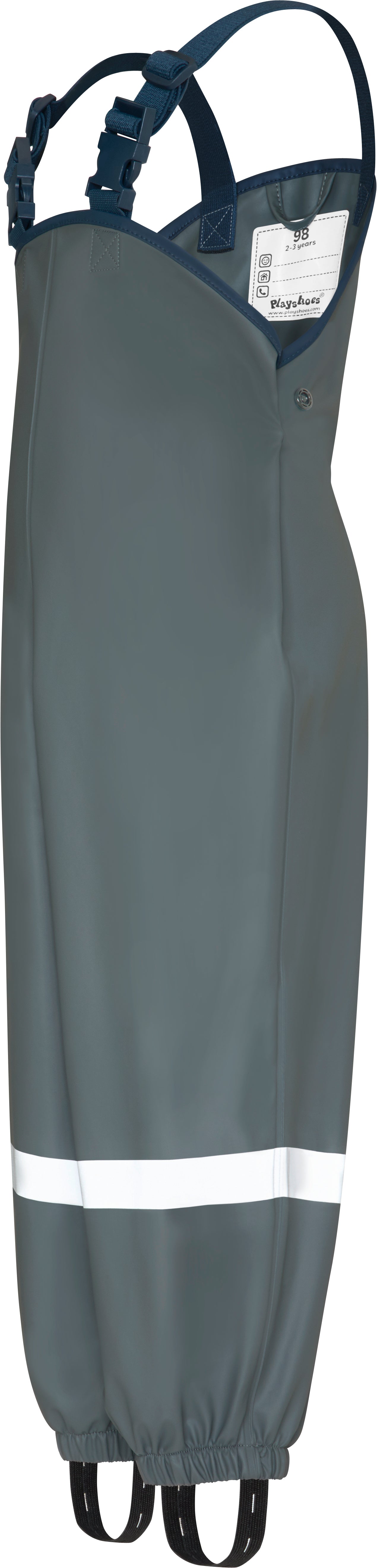 Gefütterte Matschhose grau