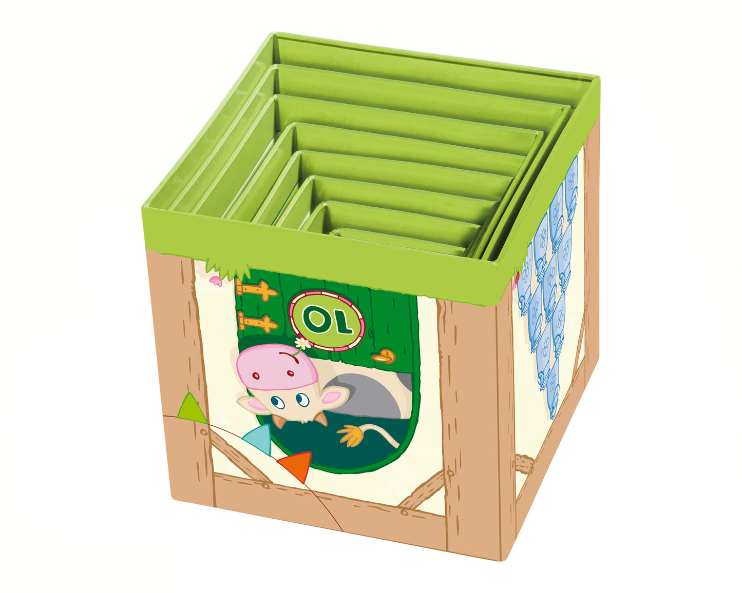 Stapelwürfel auf dem Land