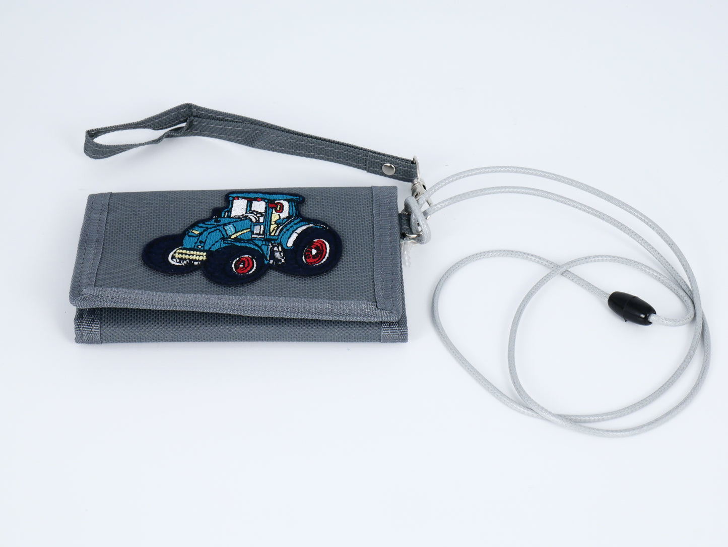 Brustbeutel grau Traktor