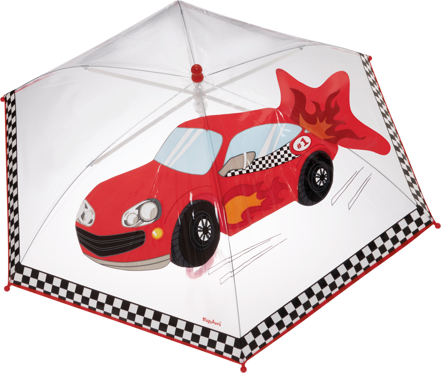 Regenschirm Rennauto