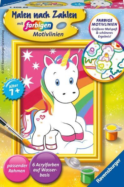 Malen nach Zahlen: Einhorn