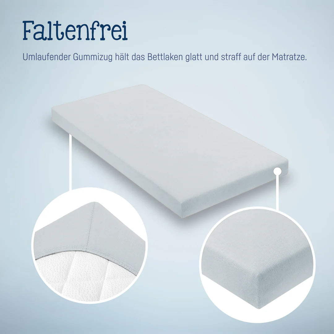 Spannbetttuch hellblau