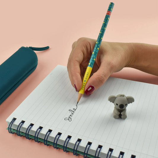 Bleistift mit Radiergummi: Koala