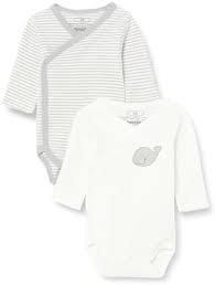 Set: 2 Wickelbodys mit Langen Armen grau