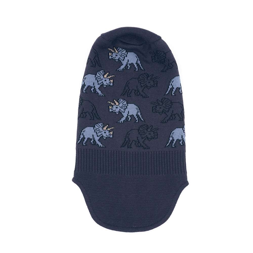 Kopfschoner blau,dino