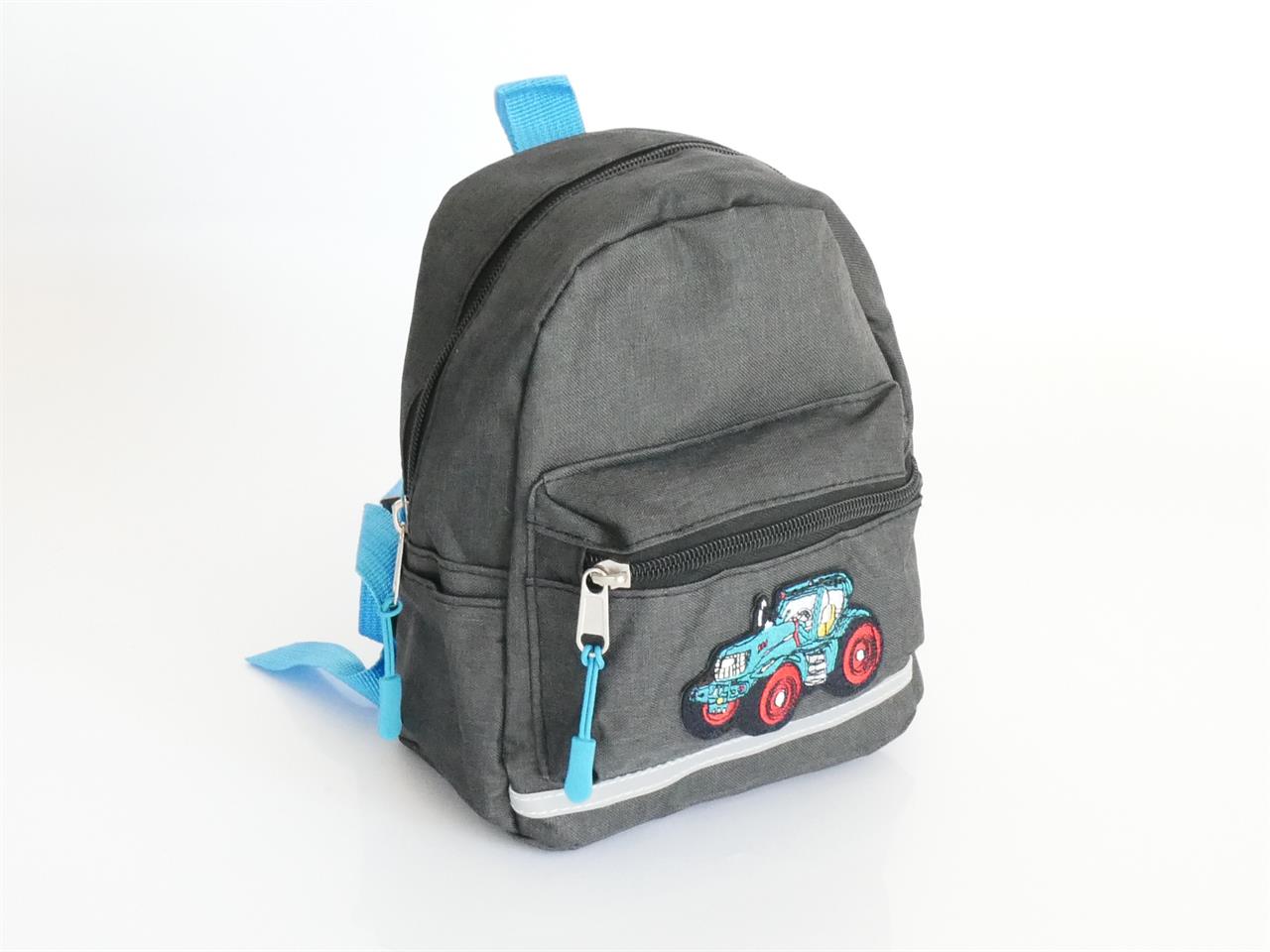 Rucksack grau Traktor