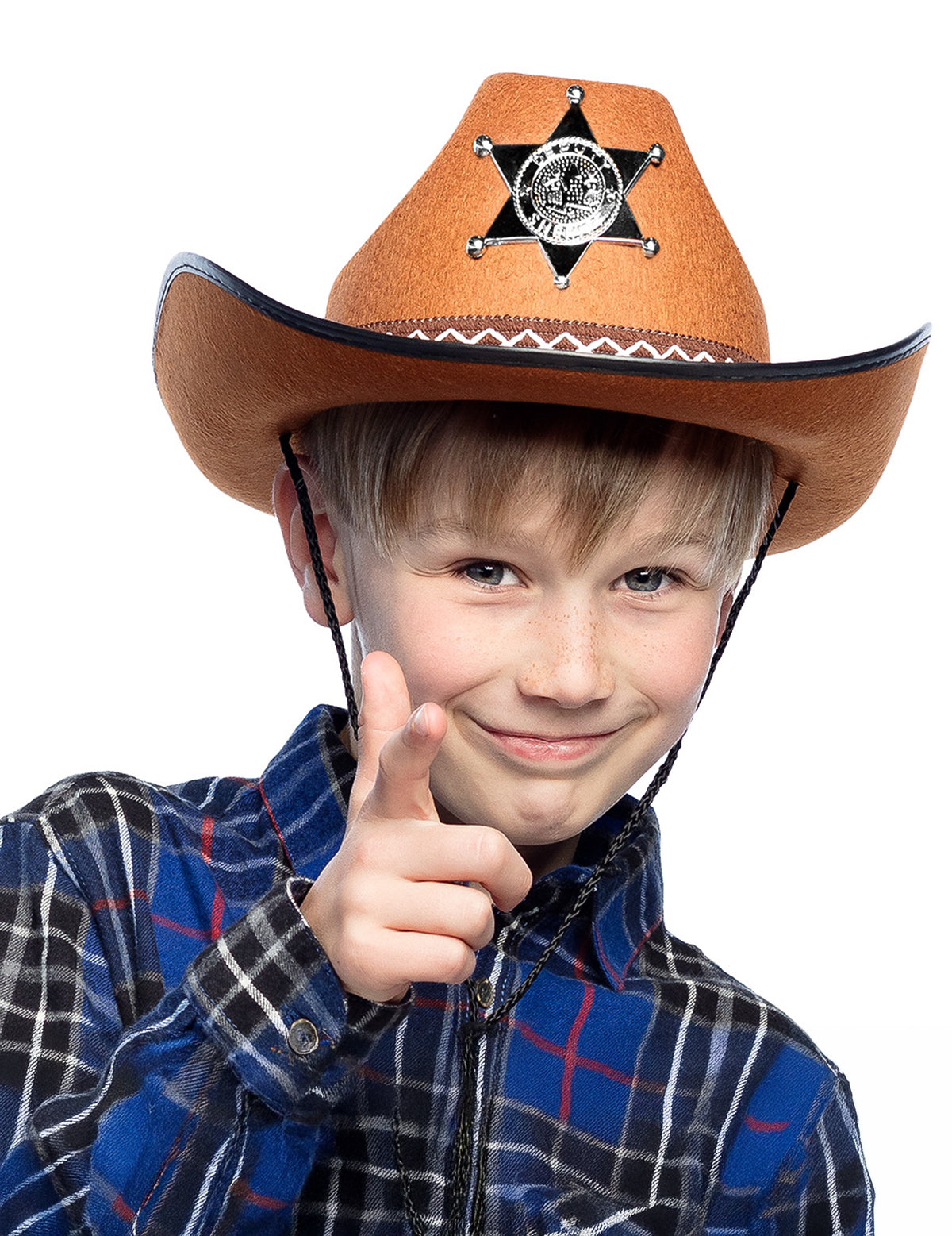 Kostüm Zubehör: Cow boy hut: braun