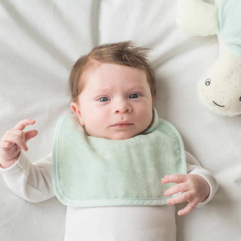 Lätzchen 3 Stück: weiß,mint reserviert für Geburtsliste #412239