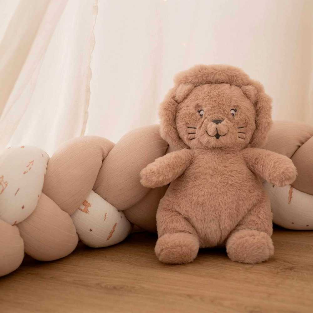Trois Kilos Sept Spieluhr Löwe: beige 25 cm Groß
