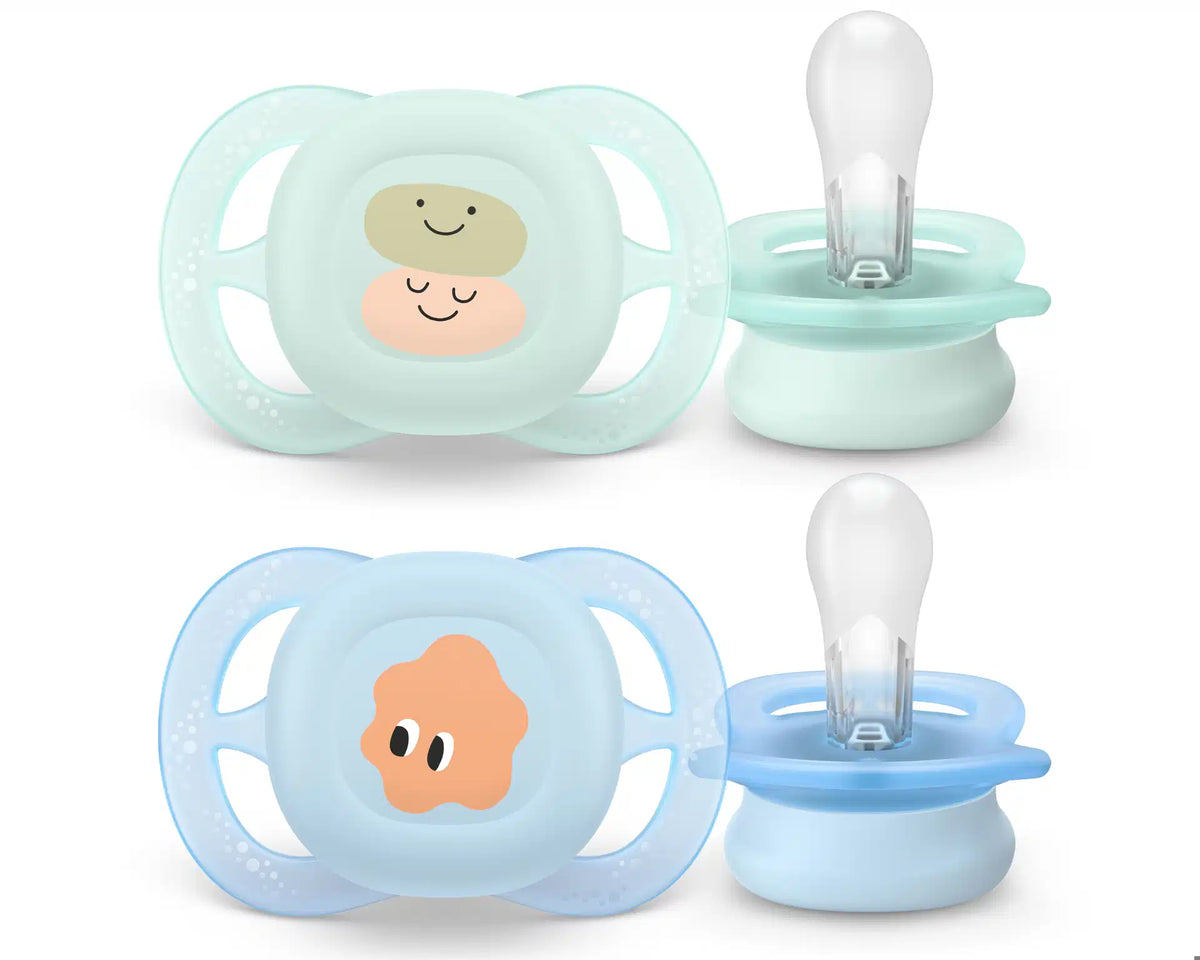 Avent Schnuller 0-2 Monate: mint,blau, orange