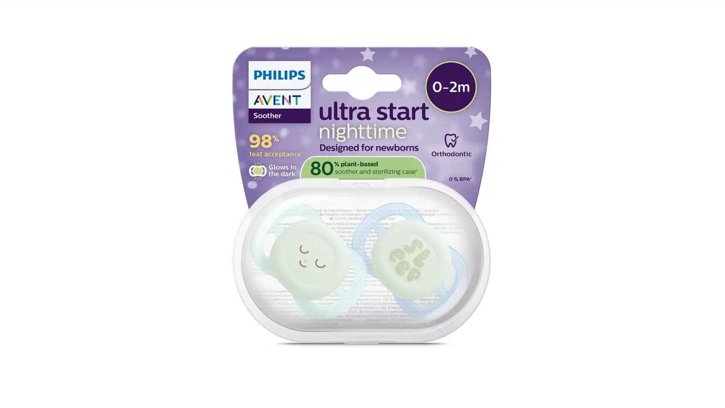 Schnuller leuchtend: mint,blau: Sleep