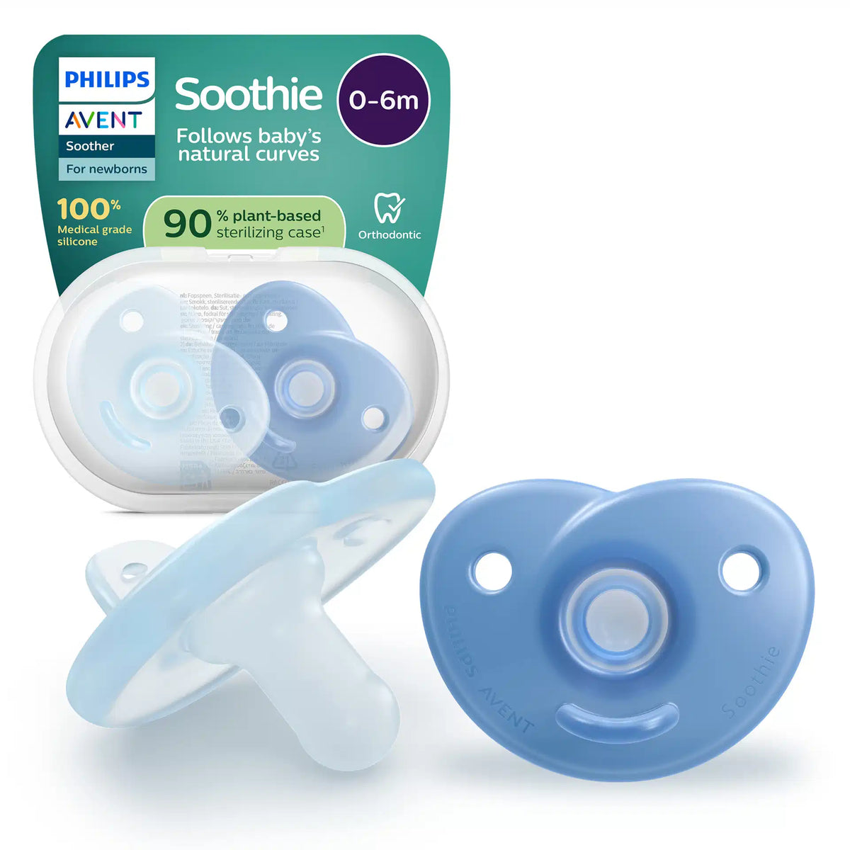 Avent Schnuller: blau 0-6 Monate