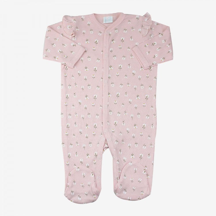 Strampler rosa,blume Gr 50