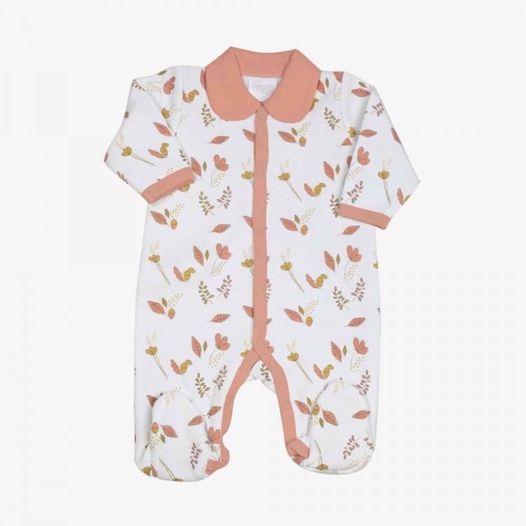 Strampler altrosa,Blume Gr 50