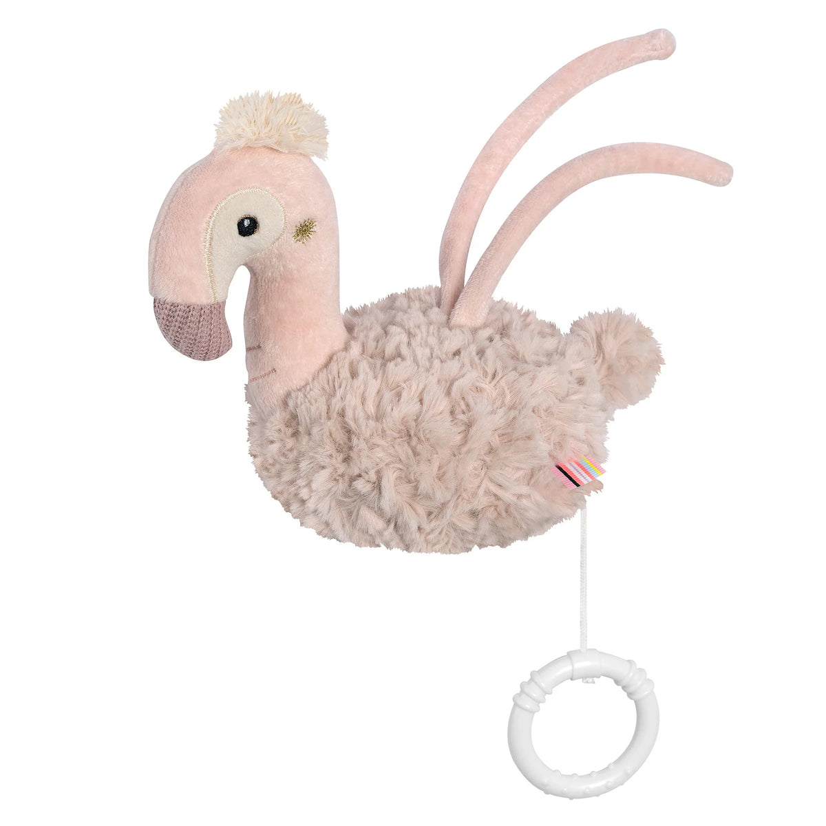 Fehn Spieluhr rund: Flamingo