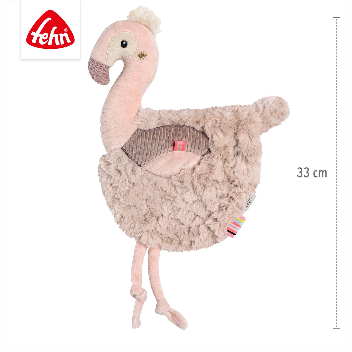 Fehn Kuscheltuch: Flamingo