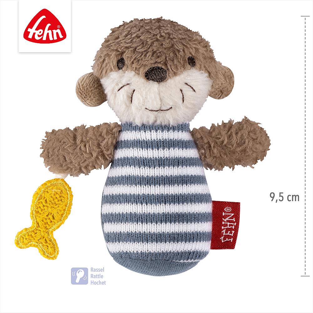 Greistab mit Rassel: Otter (Neuware)