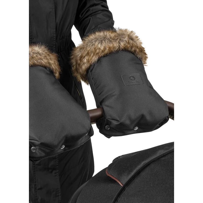 Kinderwagen Handschuhe schwarz