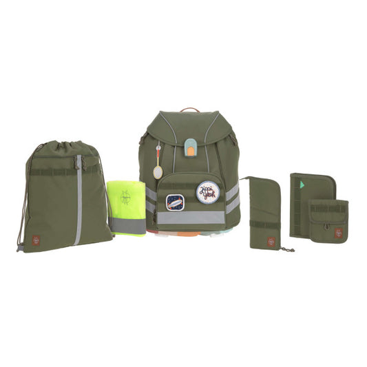 Schultasche Olive