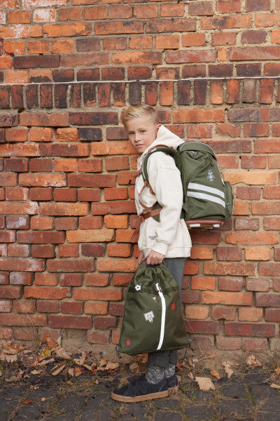 Schultasche Olive