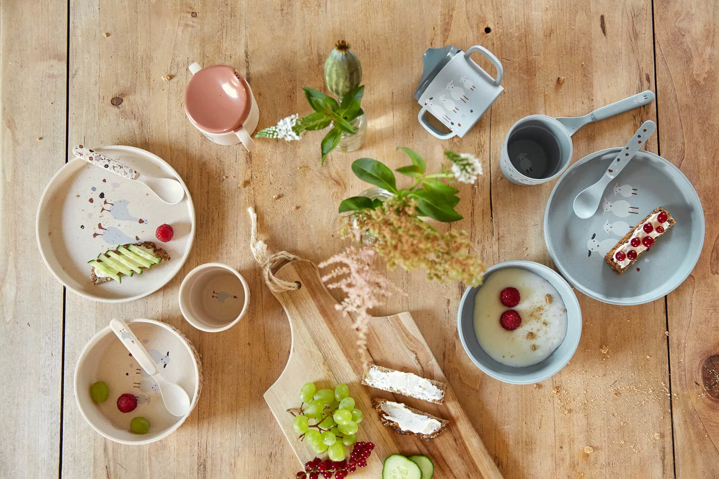 Kinderlöffel Set 4-teilig Schaf