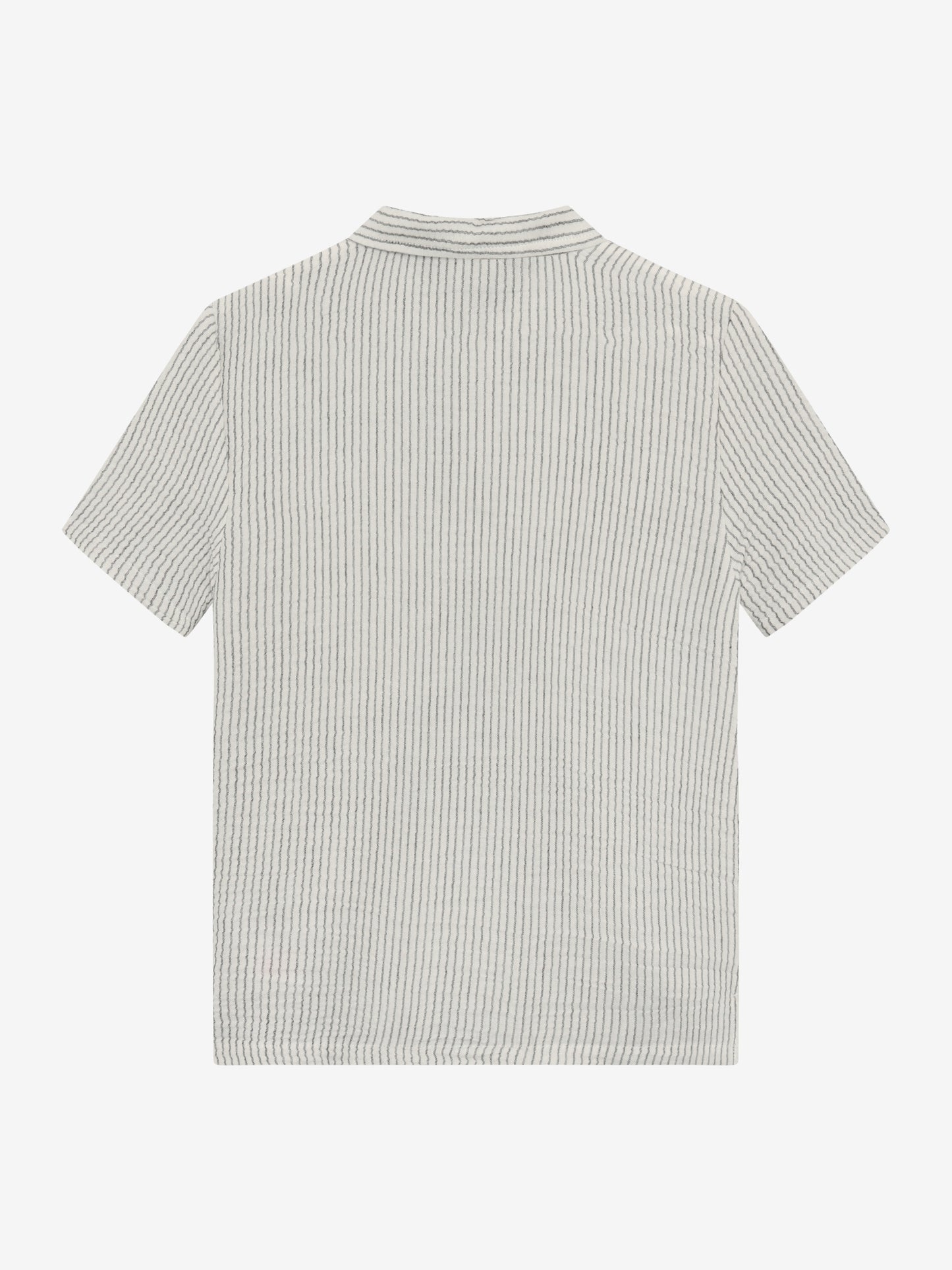 Shirt: grau,weiß, gestreift