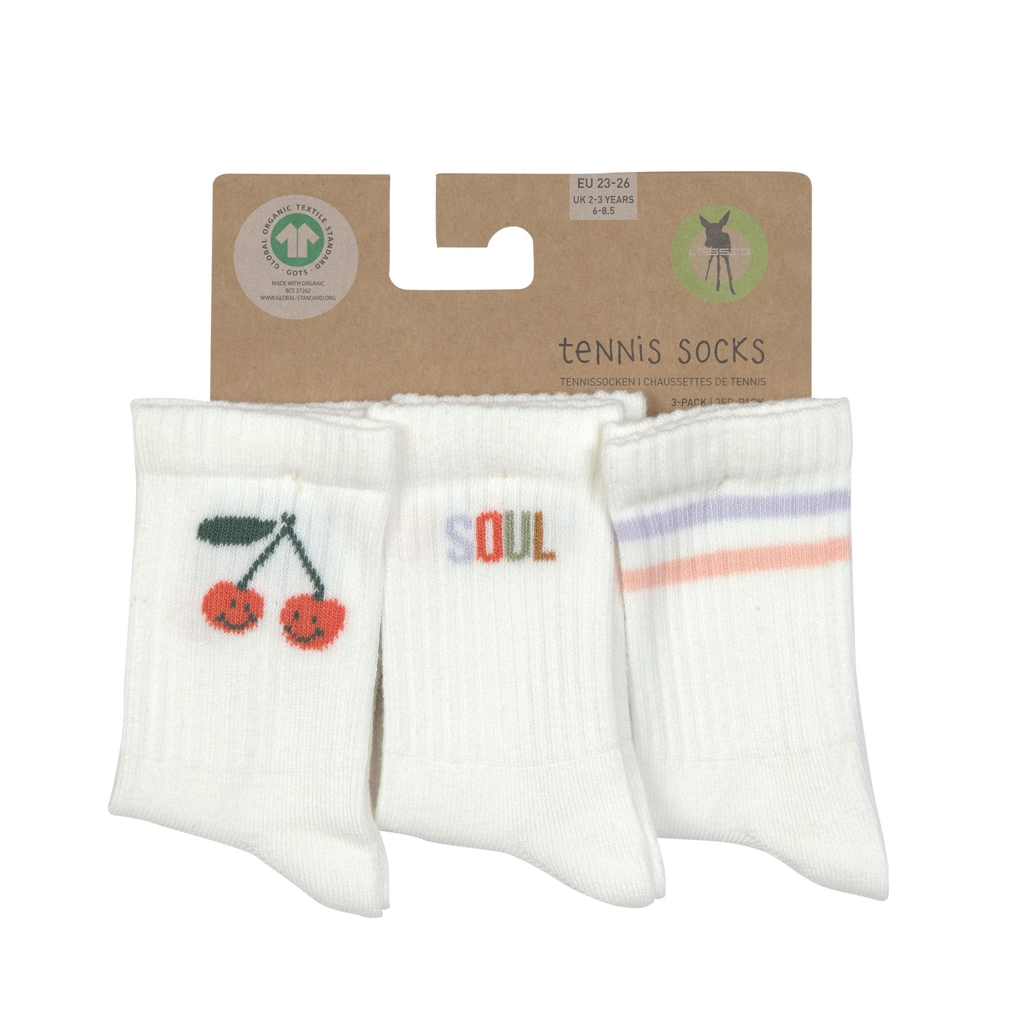 Socken: Kirsche (Neuware)