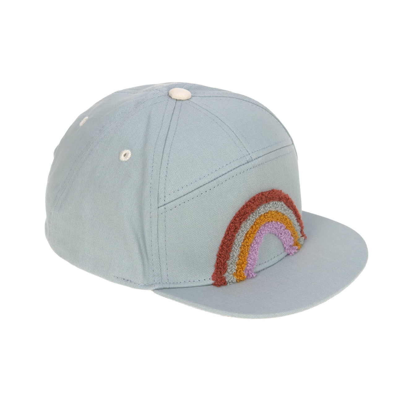 Schirmkappe blau,Regenbogen(Neuware)