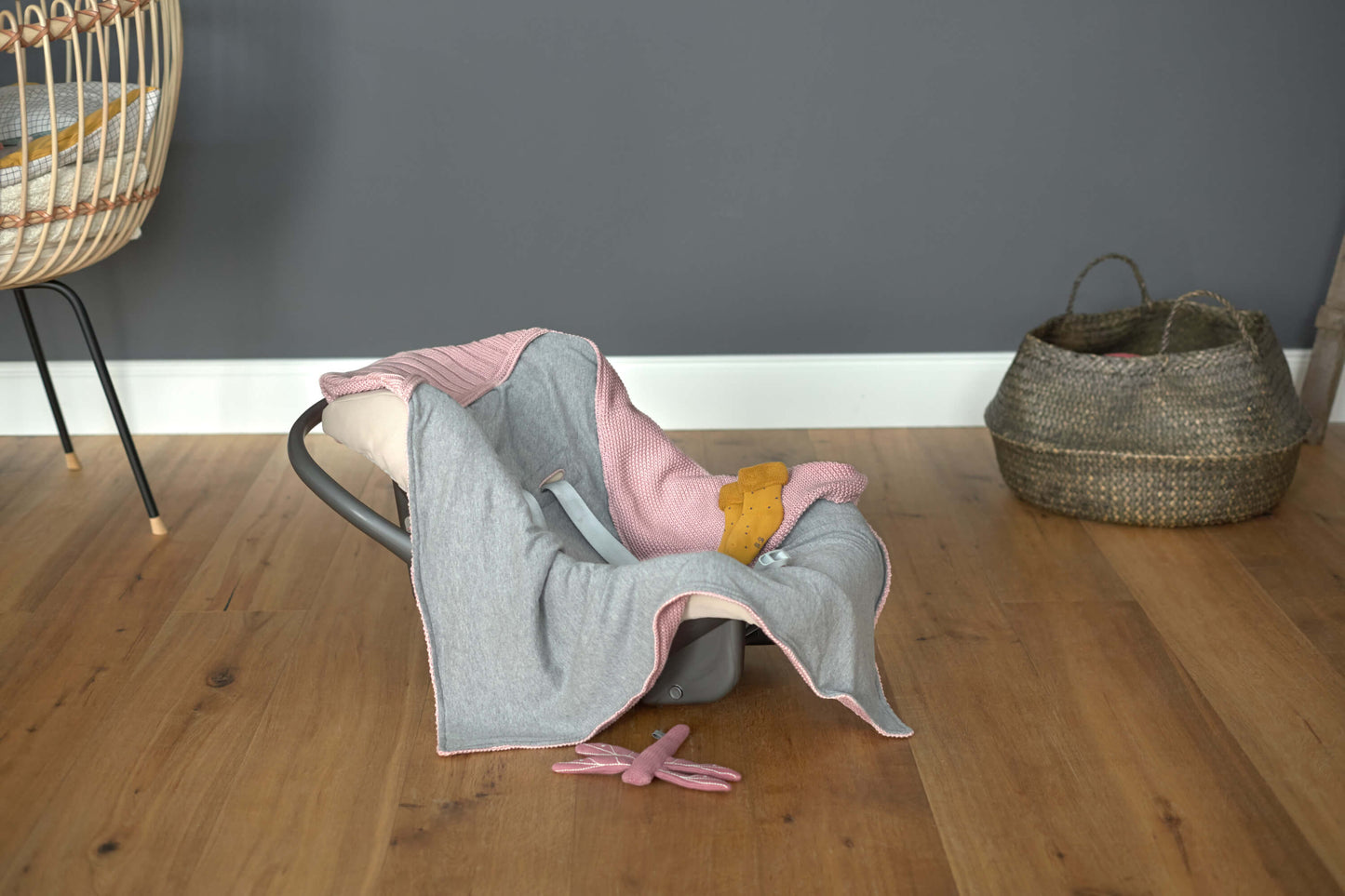 Einschlagdecke: rosa