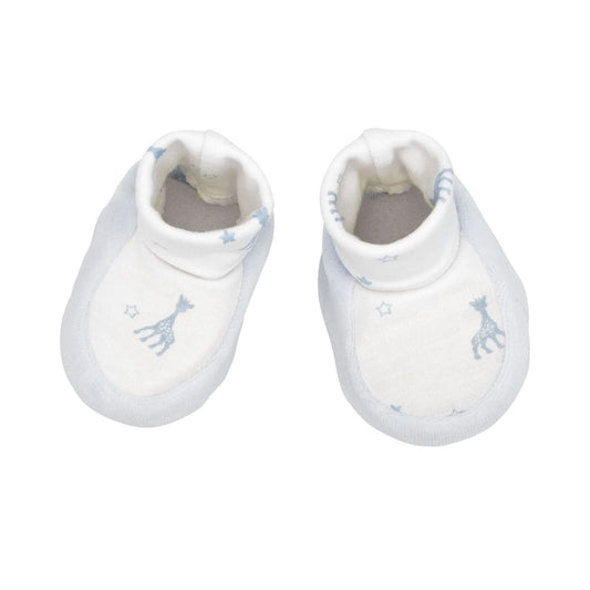 Babyschuhe 1/3 Monate: weiß,blau,Giraffe