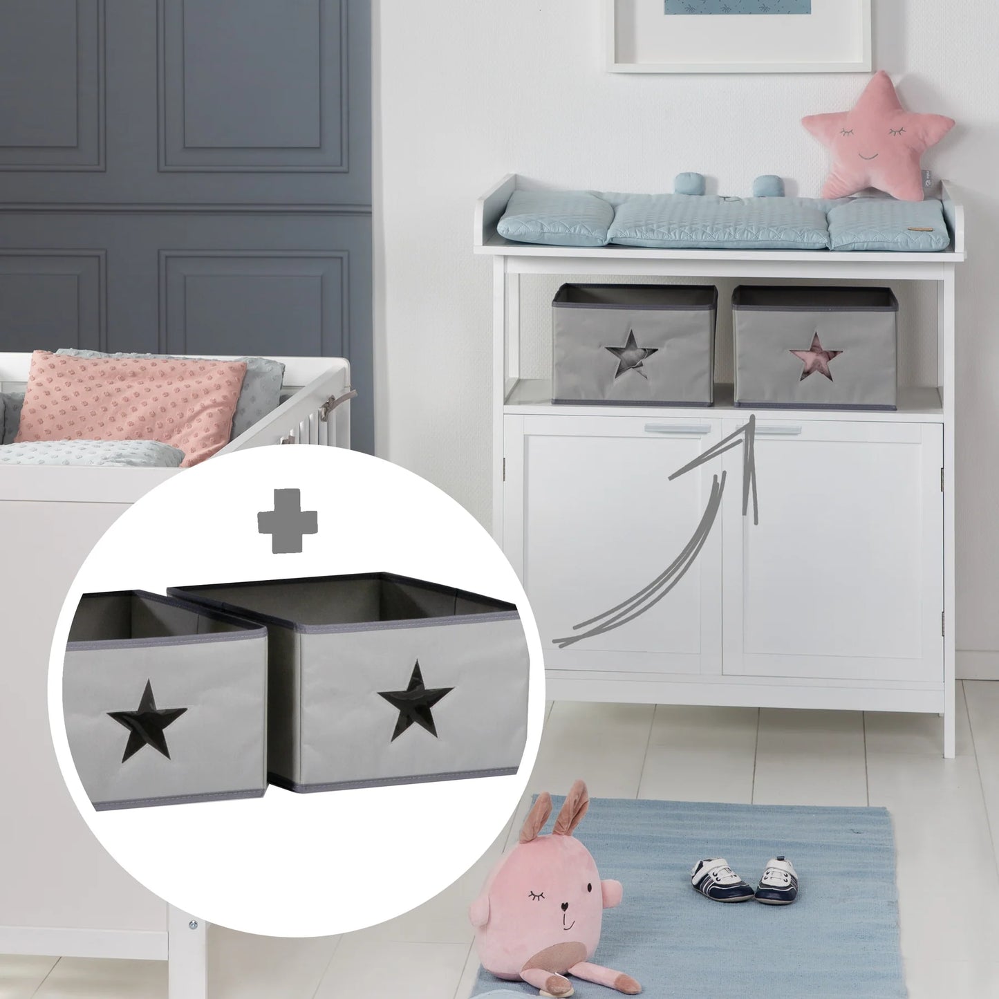 Wickelkommode: weiß