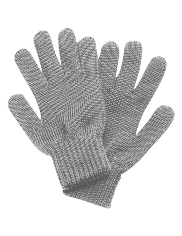 Fingerhandschuhe: grau