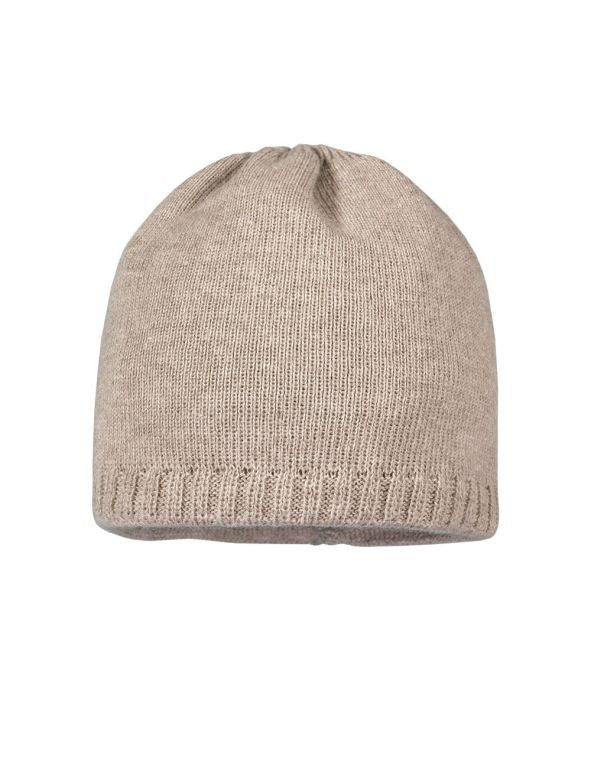 Baby Strickmütze beige