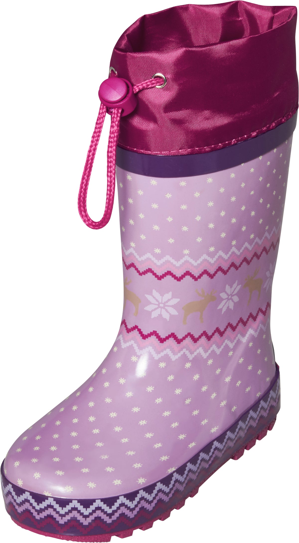 Gummistiefel gefüttert rosa