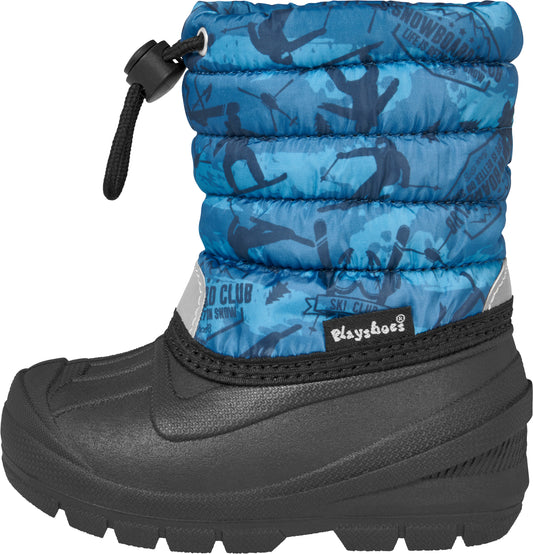 Winterstiefel blau