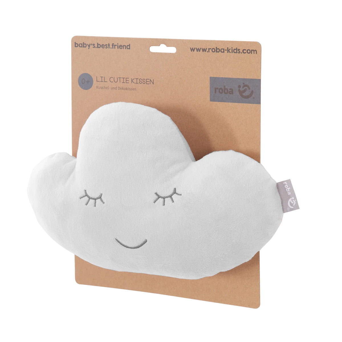 Kuschelkissen Wolke: grau