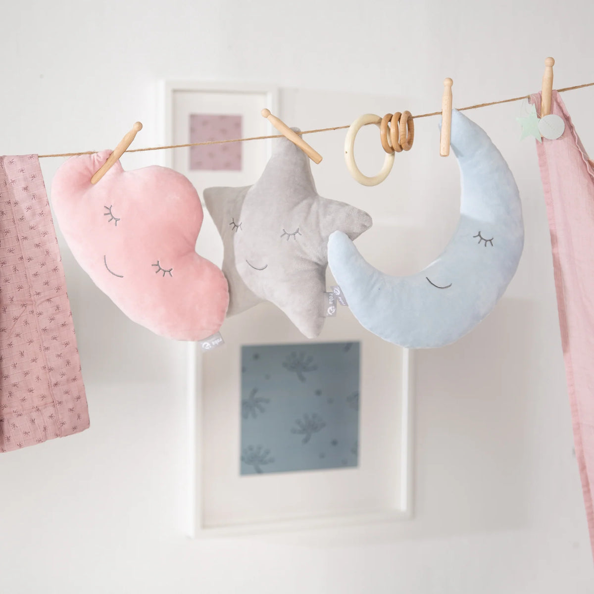 Kuschelkissen Wolke: grau