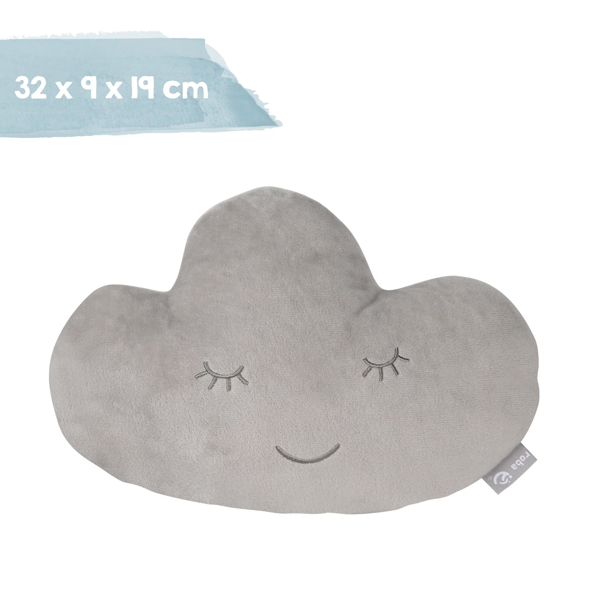 Kuschelkissen Wolke: grau