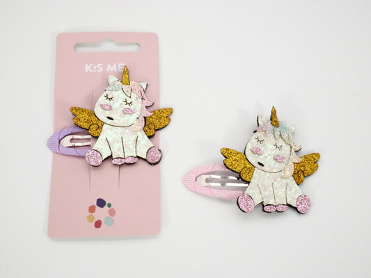 Haarklammer: Einhorn