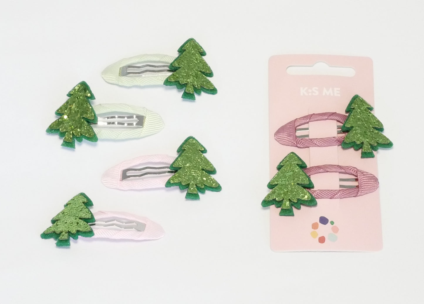 Haarklammer: Tannenbaum,glitzer